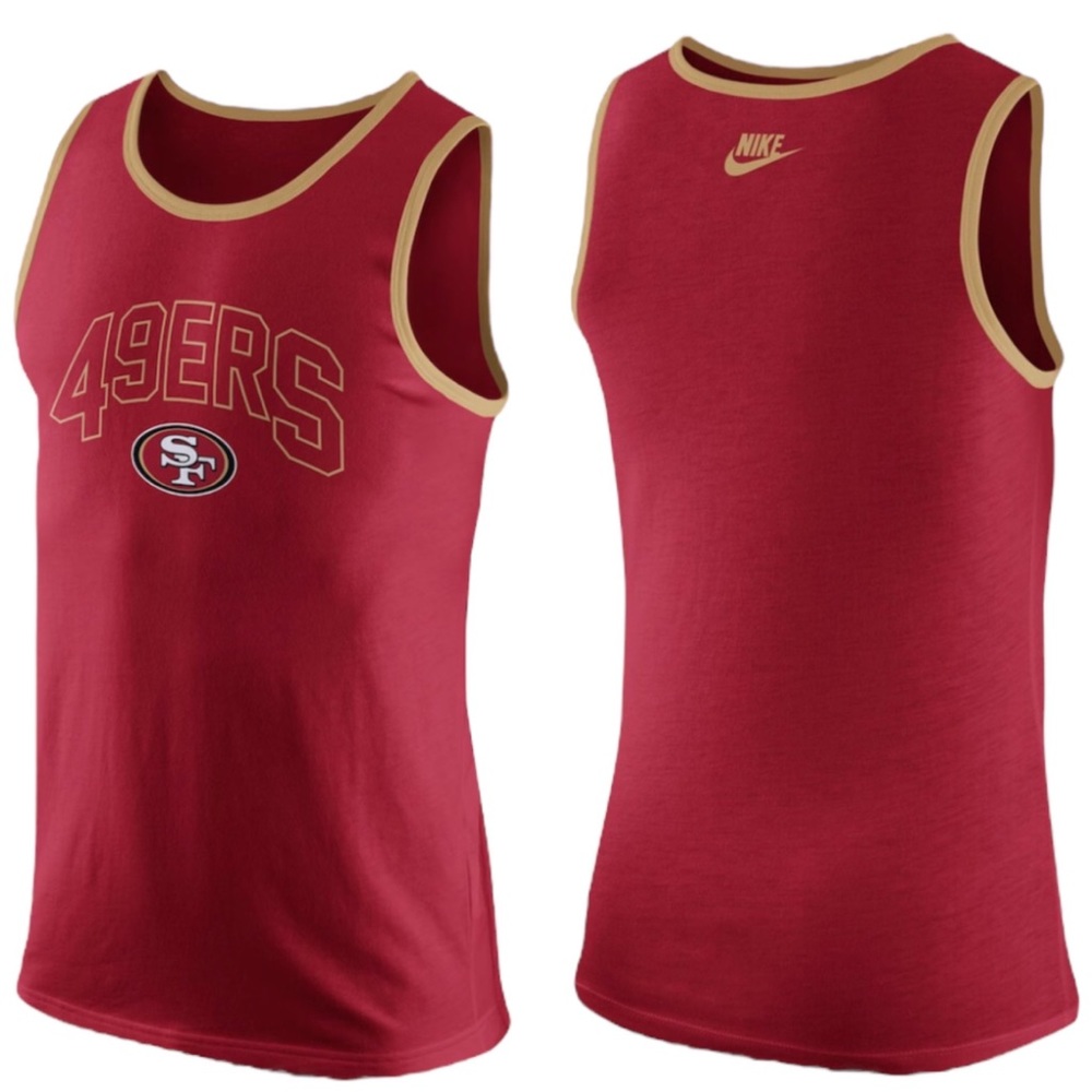 COPY - NFL | Men's San Francisco 49ers Nike Scarlet Cotton Team Tank Top | XXL